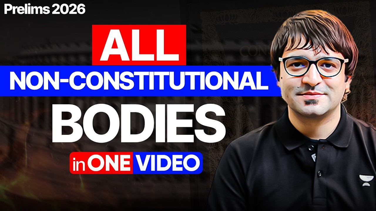 All STATUTORY Bodies EXPLAINED in ONE SHOT for Prelims 2026 | Sarmad Mehraj | UPSC | Polity