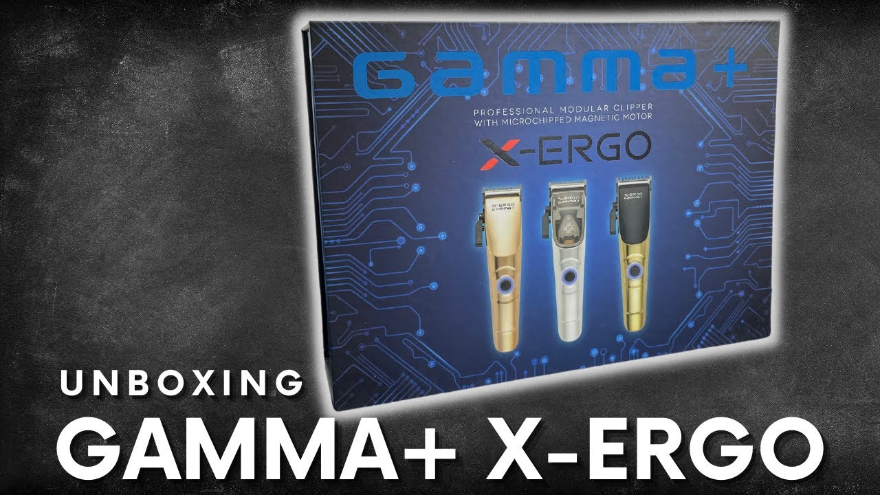 UNBOXING - GAMMA + X-ERGO HAARSCHNEIDEMASCHINE - CLIPPER GAMMA PIU CORDLESS