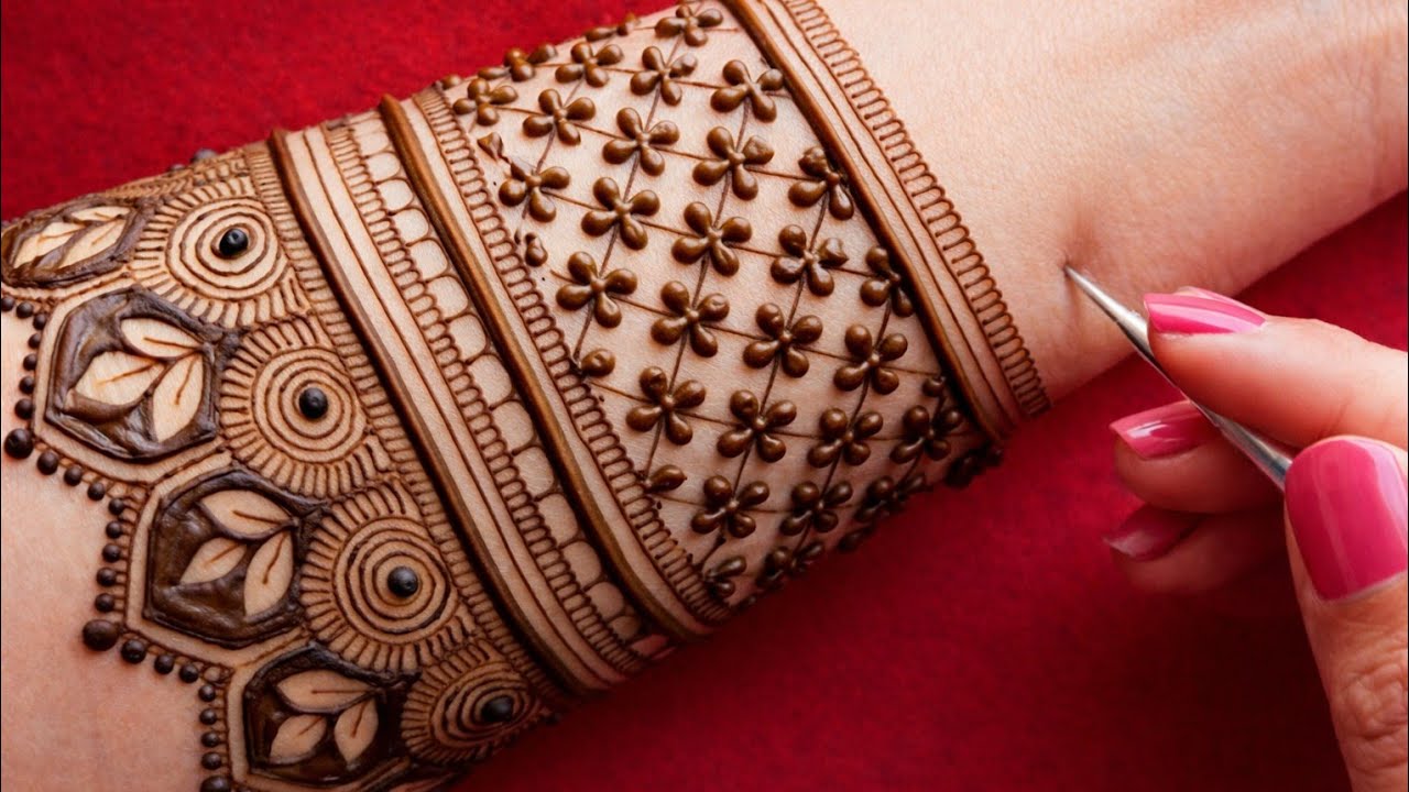 Bharwa Style Arabic Henna for Weddings 🌿 | Mehndi Design | #henna #beautiful #mehndi #yt #fyp