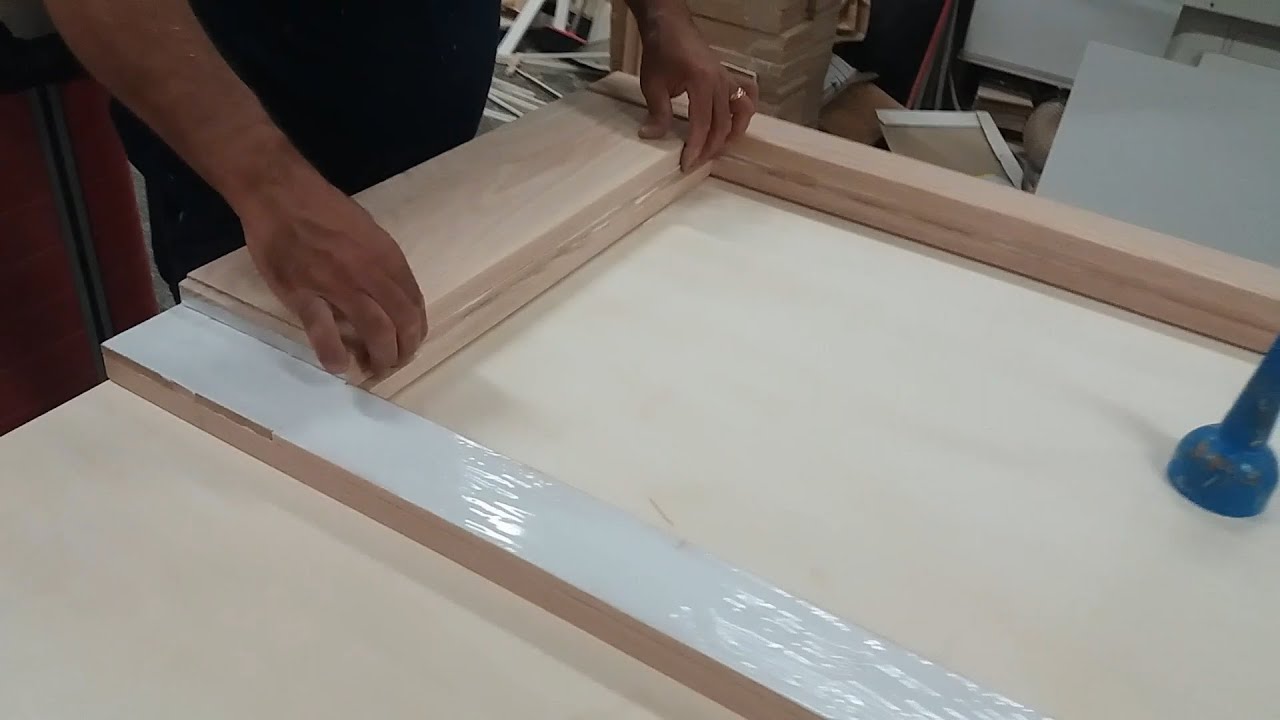 Costruire una porta in legno lamellare (Parte 1) - Door made solid wood