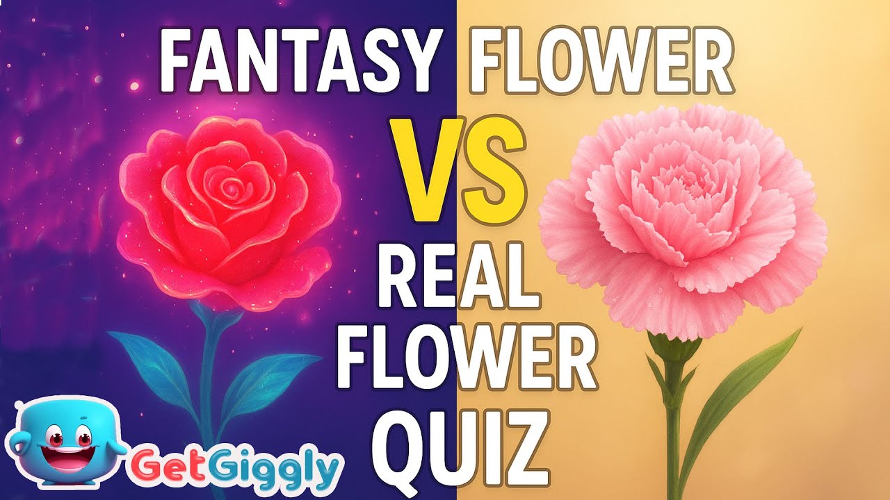 Can You Guess the Real Flower?| Magic Flower Quiz for Kids| Fantasy Flower Quiz