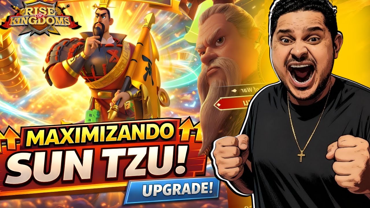 SUN TZU PRIME MAXIMIZADO INSANIDADE TOTAL | RISE OF KINGDOMS | MarquesRok