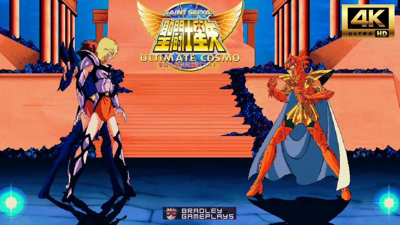 Saint Seiya Ultimate Cosmo - Atlas & Jao VS Bian #saintseiya #mugen
