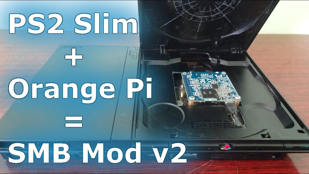 PS2 Slim: SMB Mod 2.0 (via Orange PI)