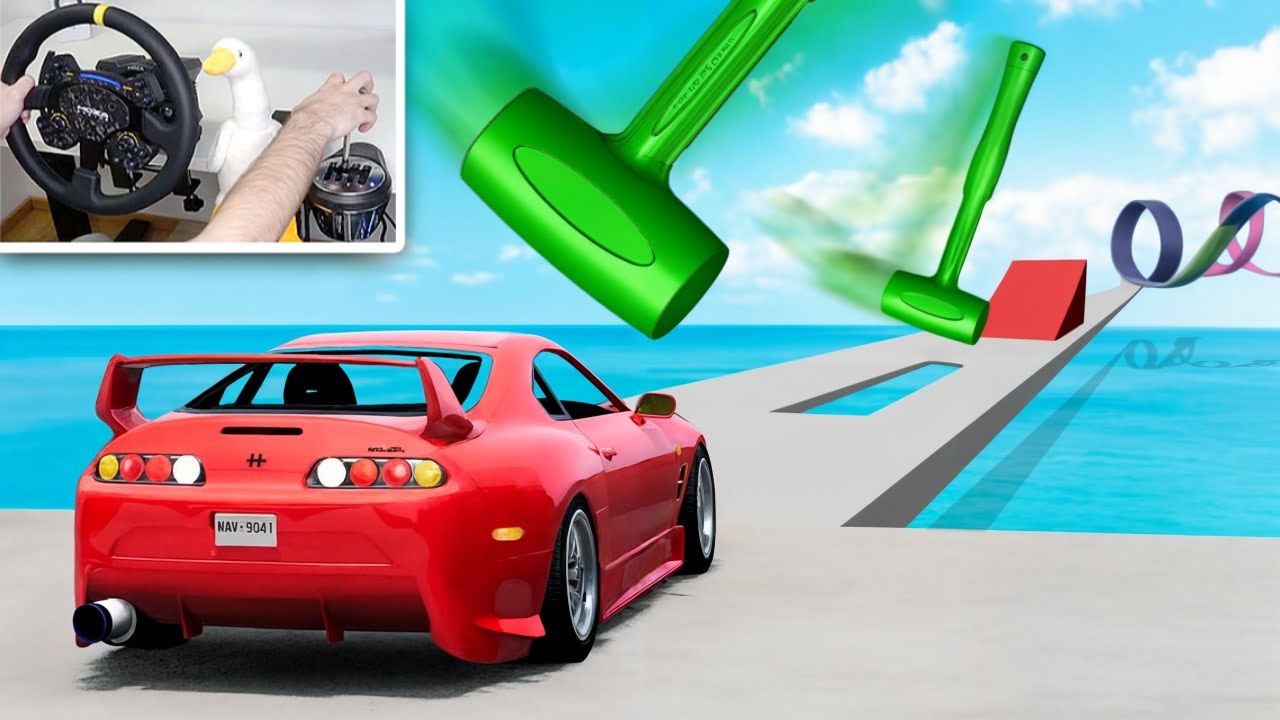 CARS vs HAMMERS! - BeamNG