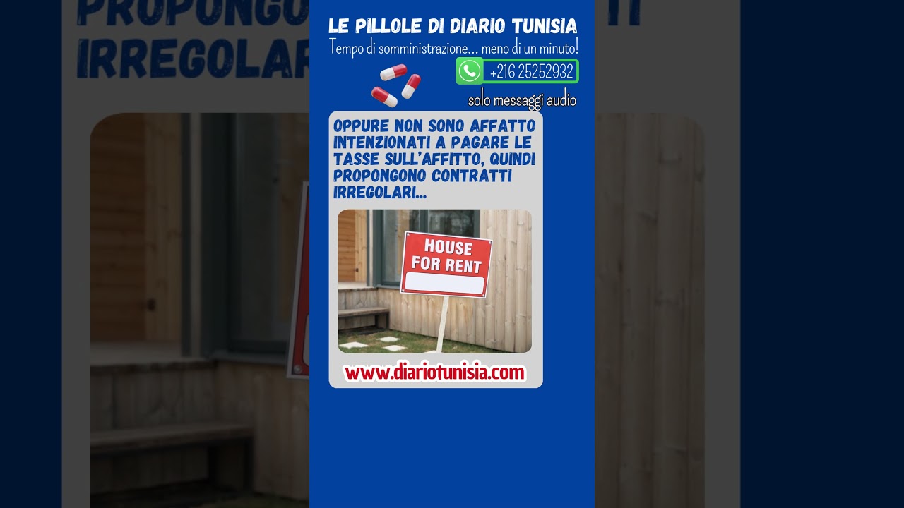 Ancora complicazioni per le case in Tunisia