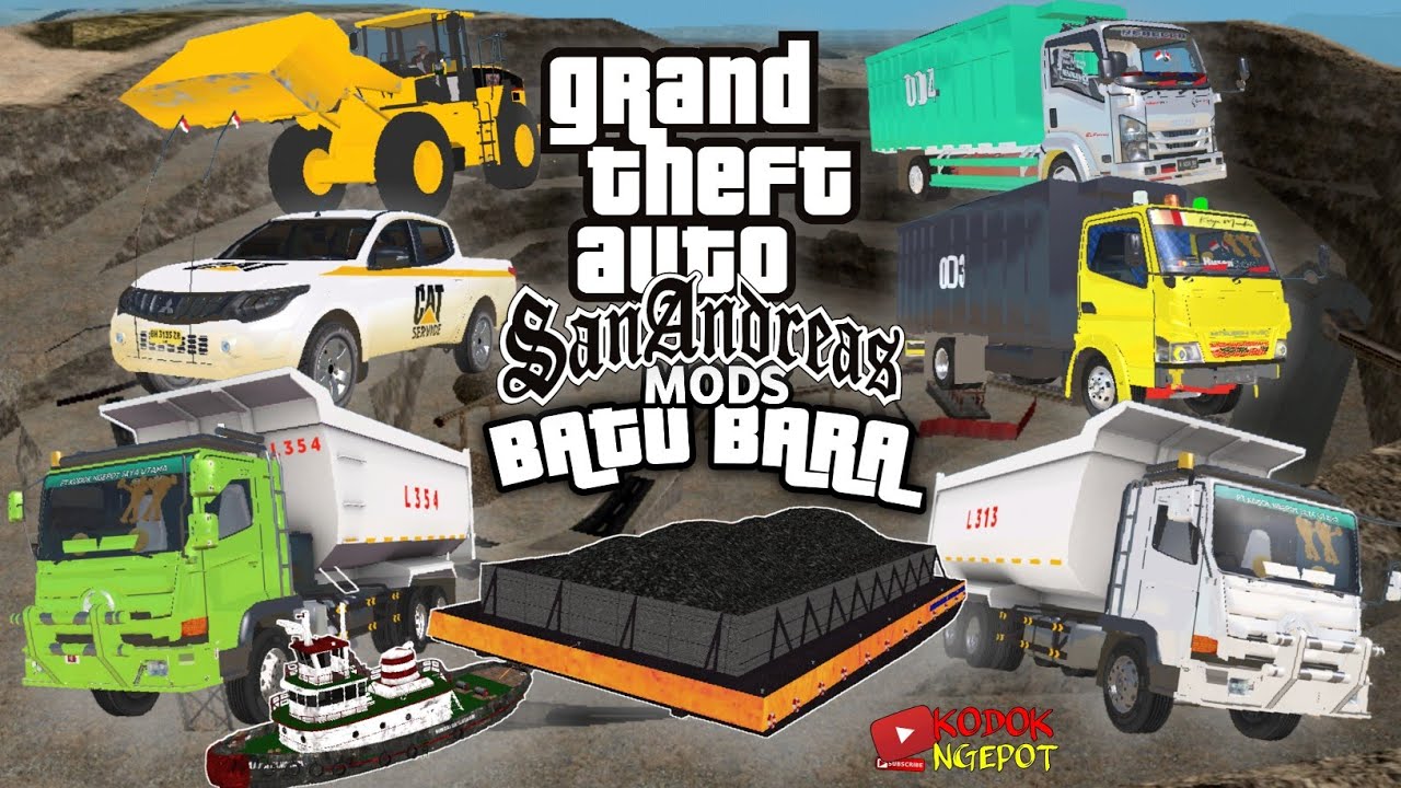 GTA SA lite full Mod Truk Batu Bara [SHARE]