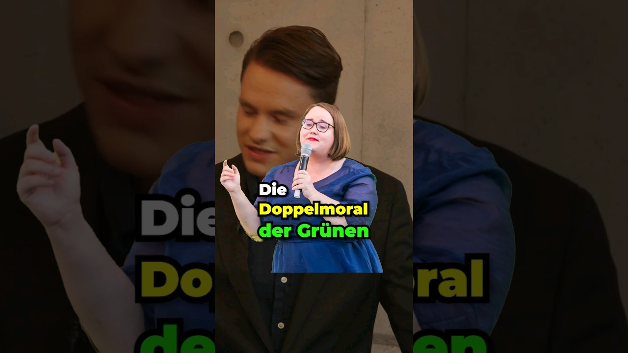 Die Doppelmoral der Gr&uuml;nen.
