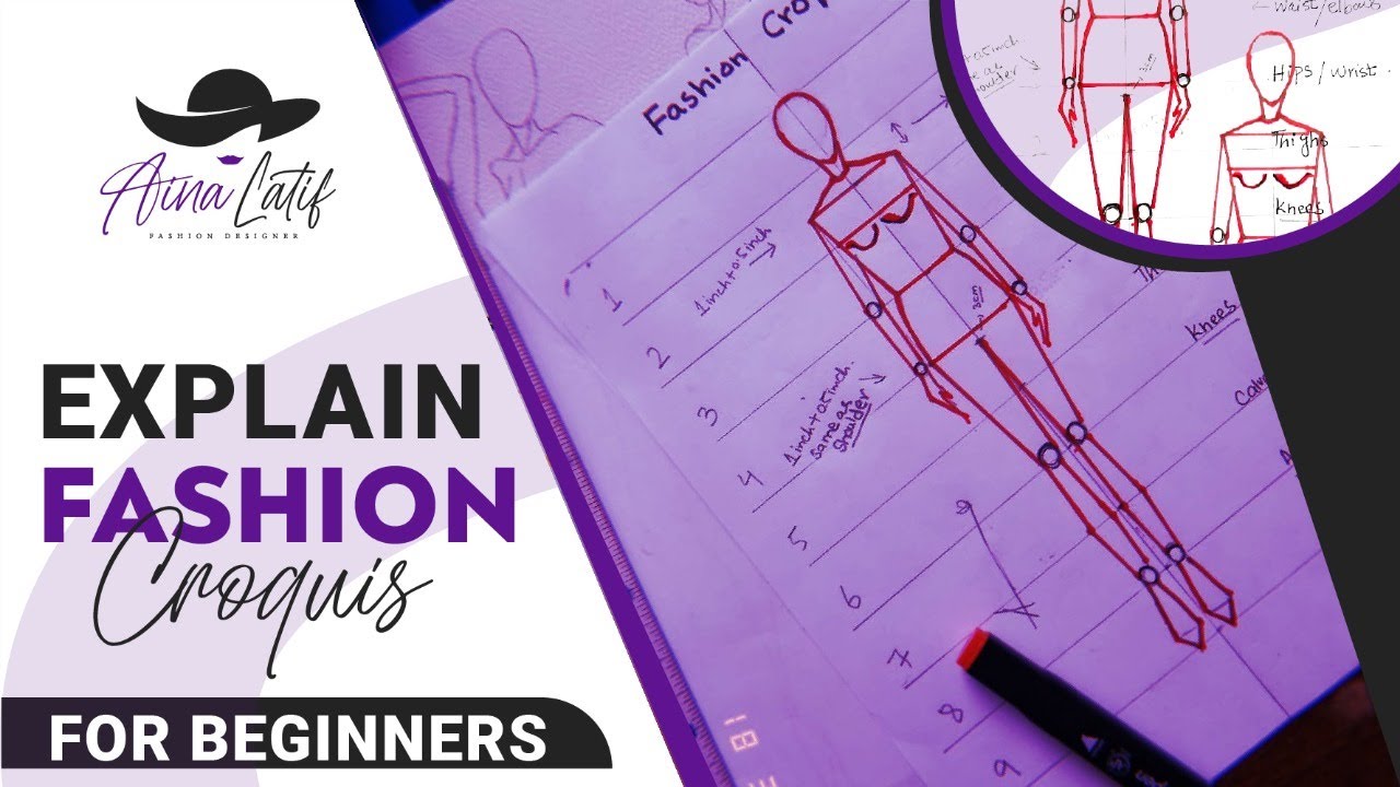 How To Draw A 9 Head Croquis. #9headcroquis #fashion #aina #art #fashiondesigner #illustrations