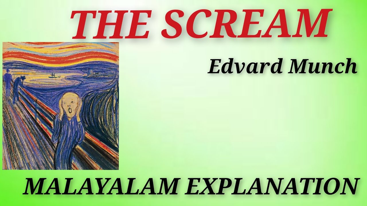 The Scream |Edvard Munch | Malayalam  Explanation #keralauniversity #literaturemiss