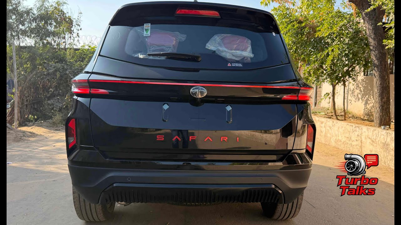 TATA Safari Petrol  || Full Walk Around Video || First Impressions