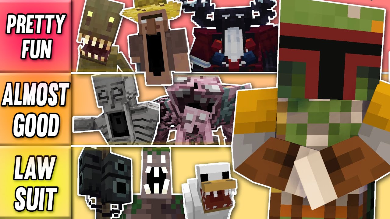 Bedrock Horror Mods Tierlist