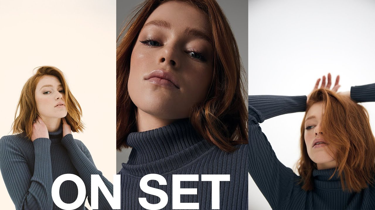 ON SET | One Photoshoot, Three ways - In Studio with Strobes, Natural light & Medium Format Film