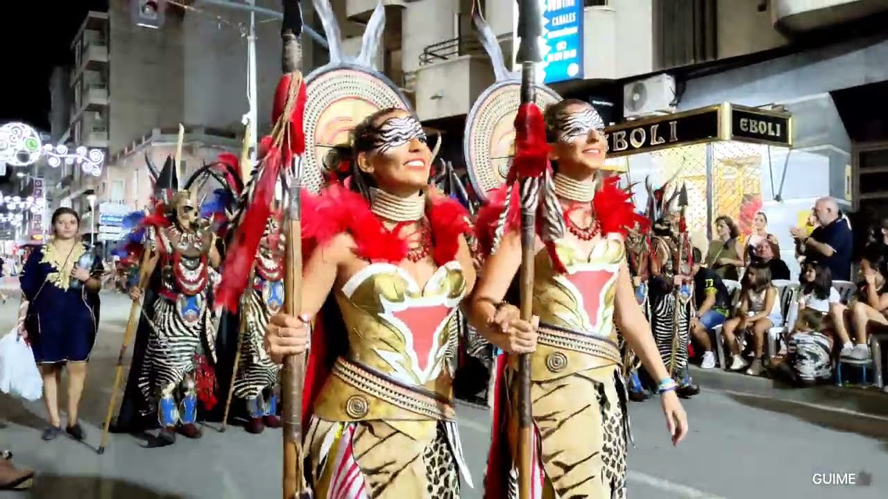 Fiestas patronales Callosa de Segura - Desfile Moro - Comparsa Benimerines. San Roque.