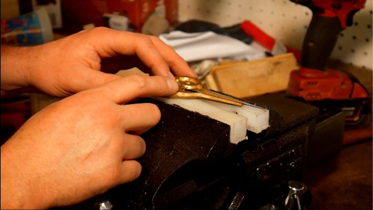 Fixing a broken jaw harp.