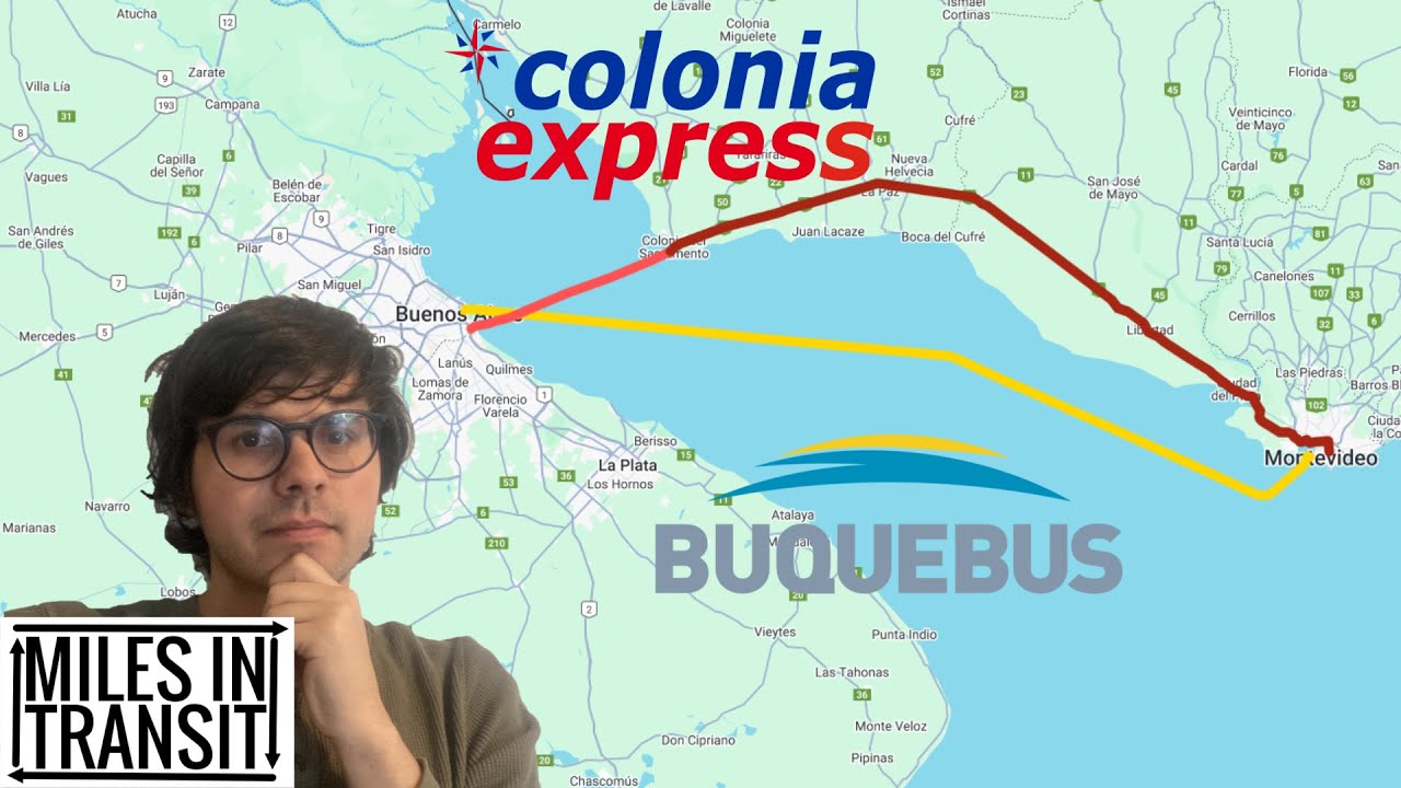 We Rode BOTH of the International Ferries Between Argentina and Uruguay