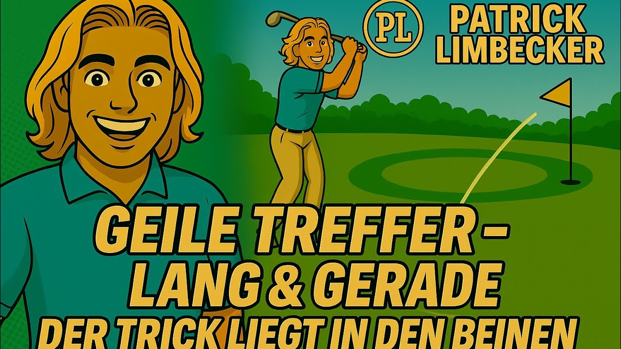 Geile Treffer, lange & gerade Schl&auml;ge ⛳️ - Der Trick liegt in der Beinarbeit! #golftip #beinarbeit