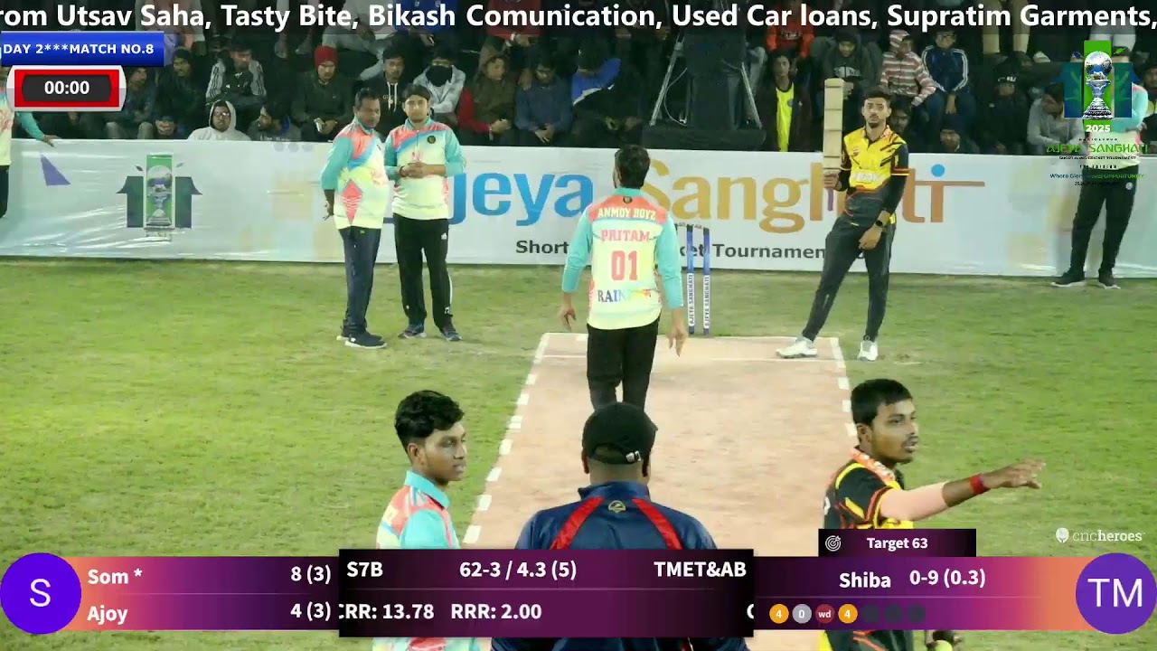 Ajeya Sanghati Short Hand Cricket Tournament Day - 2 Live Stream