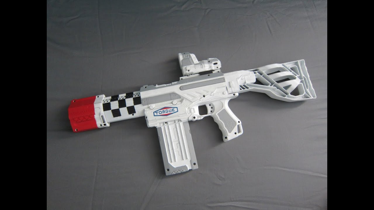 EXPLOSIVE NERF ASSAULT RIFLE [BORDERLANDS TORGUE ASSAULT RIFLE REPLICA]