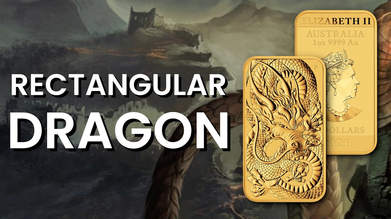 Rectangular Dragon - prostokątna moneta bulionowa