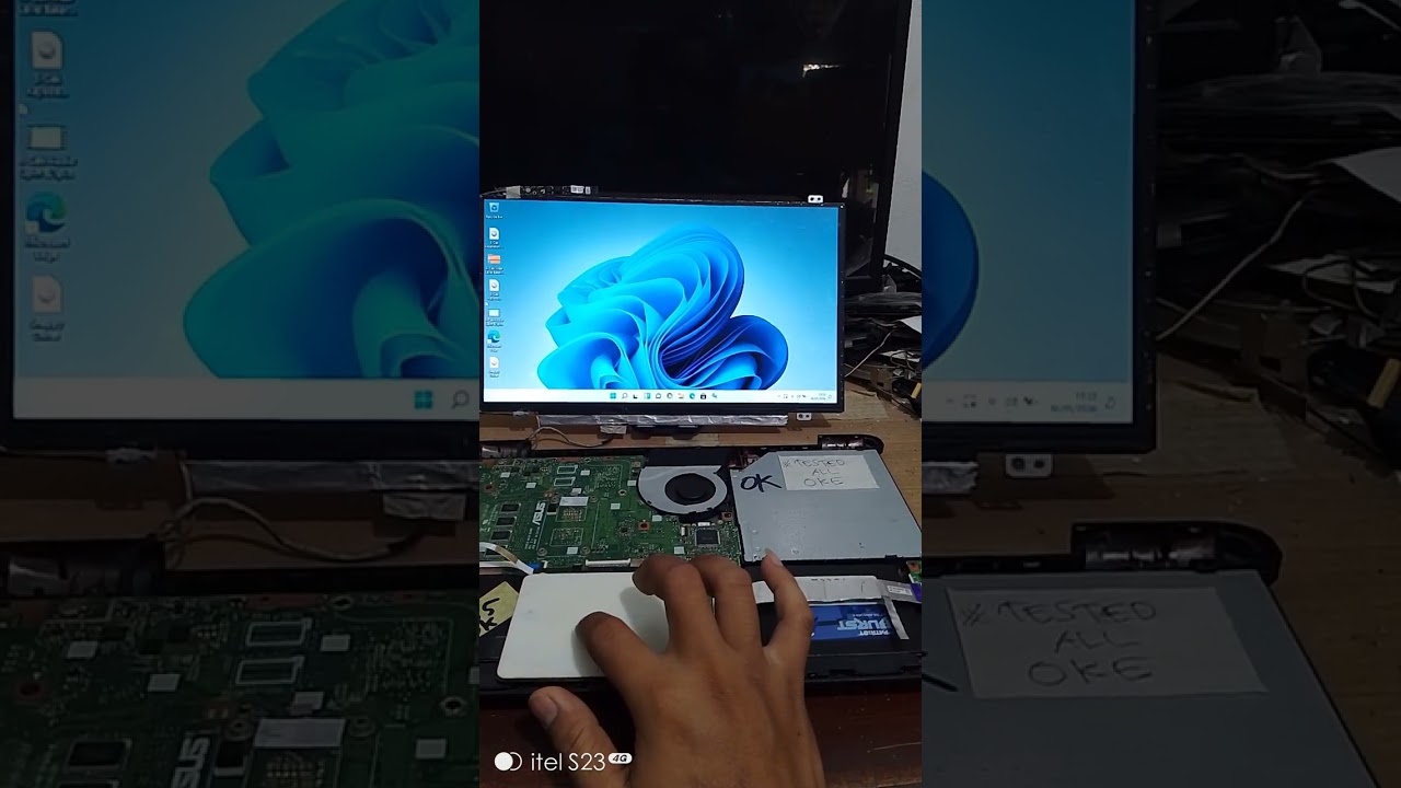 Dokumentasi Testing Mobo Asus X455L i3 40P untuk Pengemasan Tgl 30/01/2026
