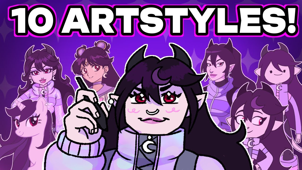 10 ARTSTYLE CHALLENGE! (Monster High, My Little Pony, Young Justice & MORE)