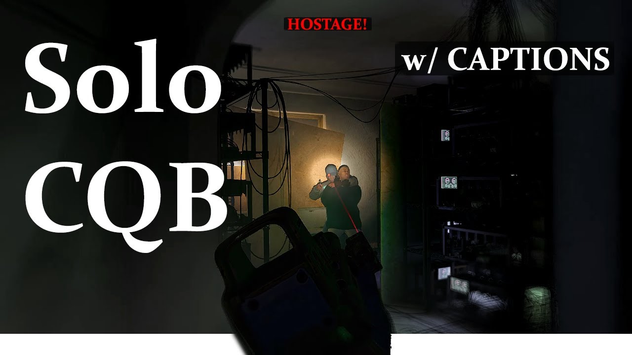 Solo CQB Tactical Raid w/ captions (23 Megabytes, Ready or Not)