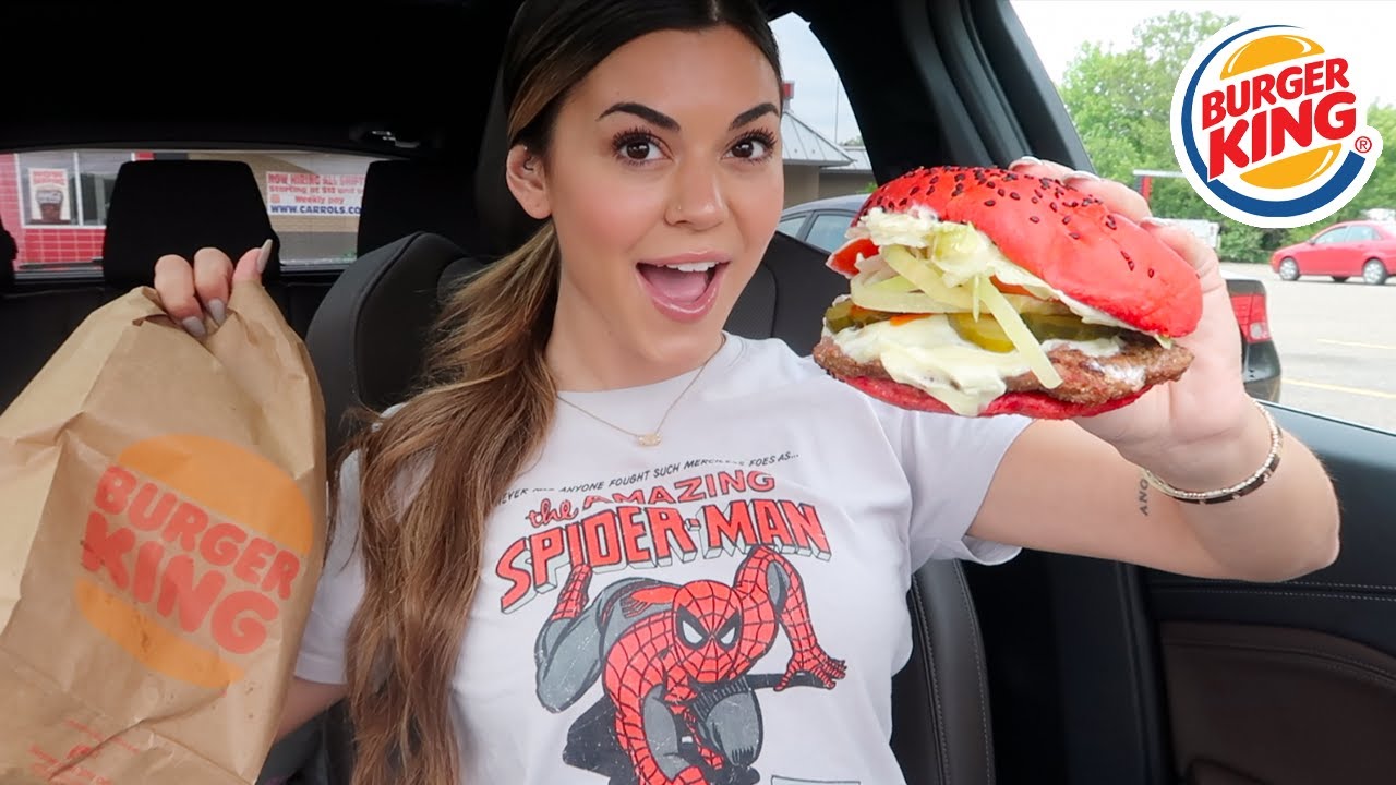 NEW SPIDER-MAN WHOPPER AT BURGER KING!