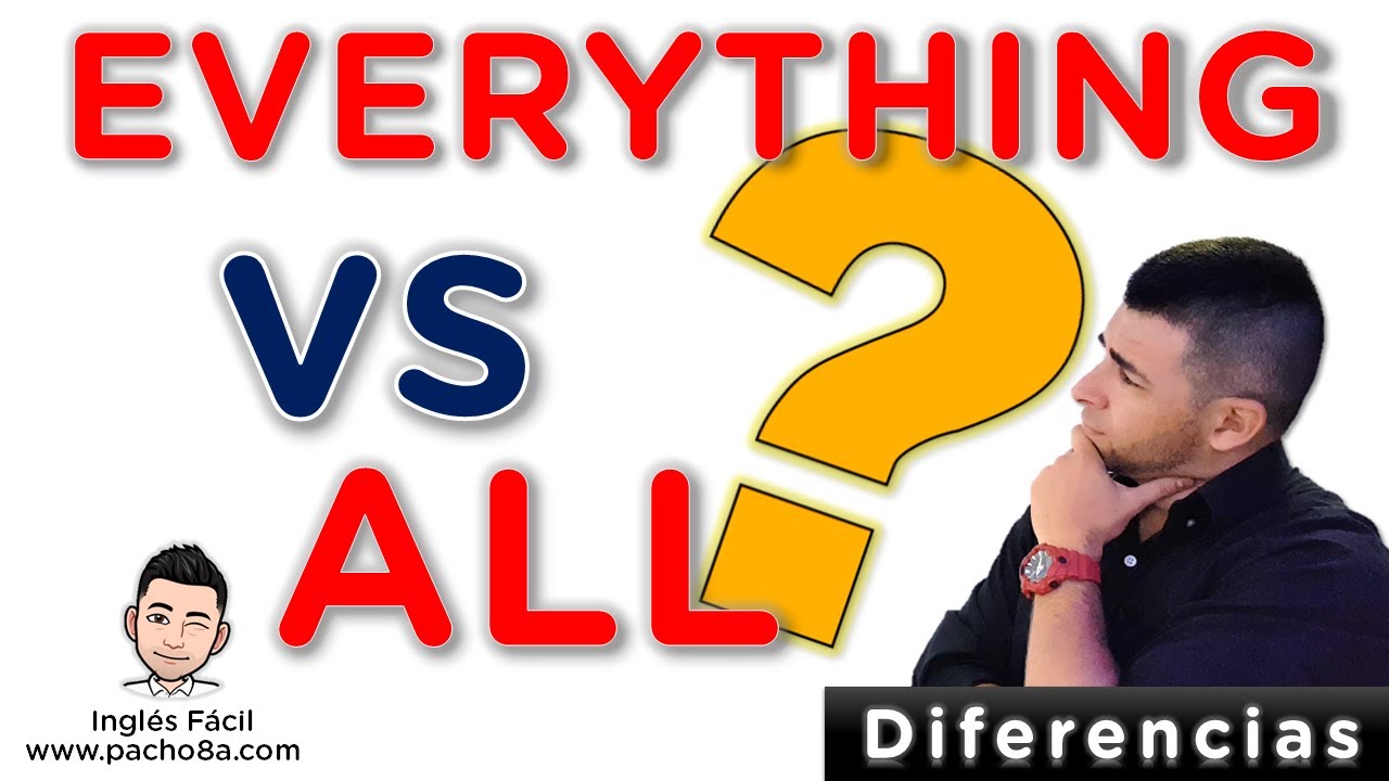 🔴 ALL vs EVERYTHING en inglés | Aprende la diferencia con 16 ejemplos claros