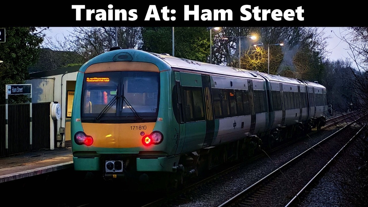 Trains At: Ham Street [Marshlink Line] (Inc: DRS Nuclear Flasks) 16/01/2026