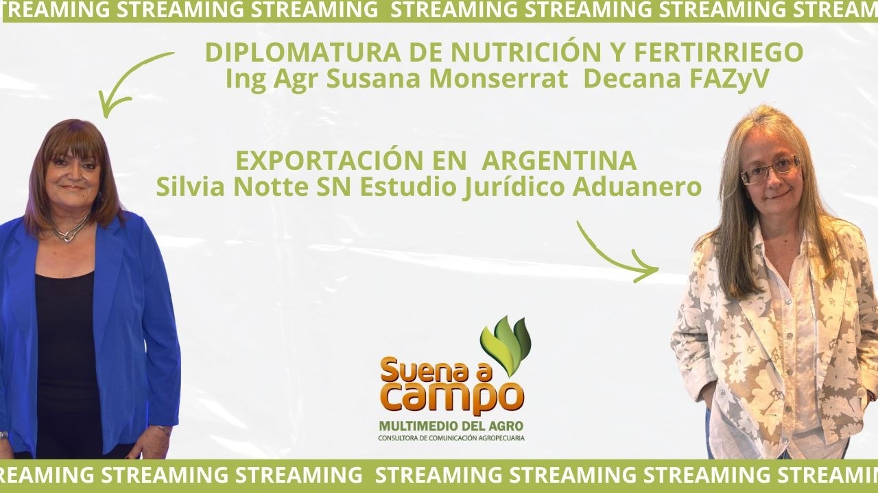 DIPLOMATURA DE NUTRICIÓN Y FERTIRRIEGO: Ing. Agr. Susana Monserrat, Decana FAZyV.