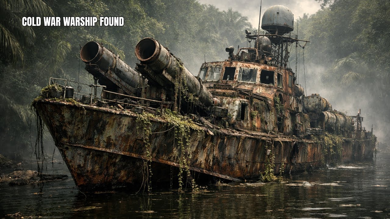 LOST IN THE JUNGLE: Forgotten Cold War Missile Boat Rotting in Jungle Waters
