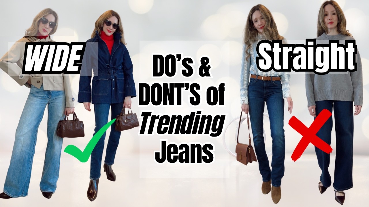 Wide vs Straight Jeans: Do’s & Don’ts Everyone Gets Wrong!