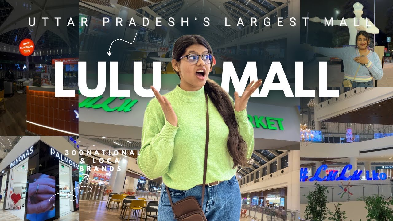 Exploring UP’s Largest Mall🛍️😍 | Is It Worth the Hype? 🤔 Lulu Mall Lucknow🥰 | HWS 