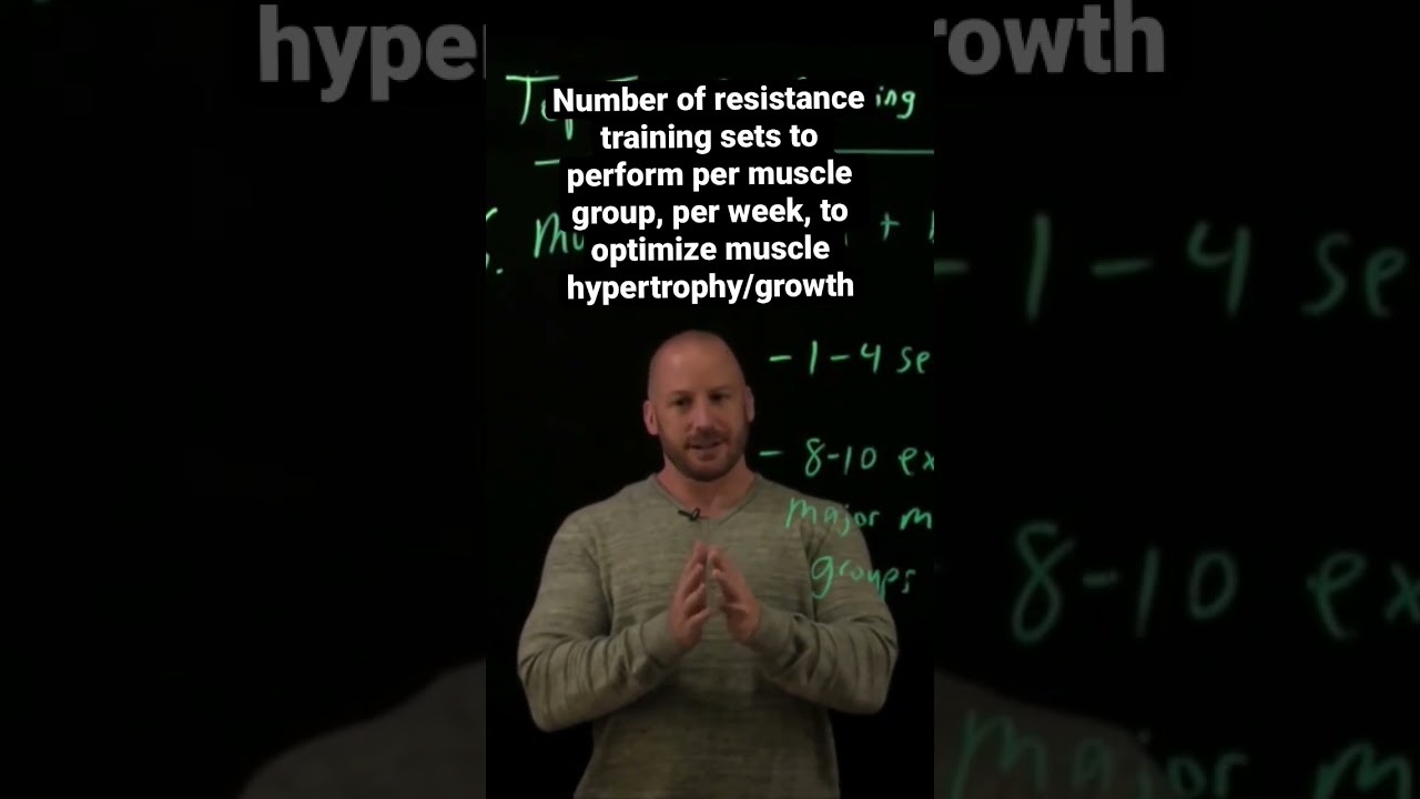 How many sets per muscle group each week to optimize muscle growth? #hypertrophy #muscle #musclemass