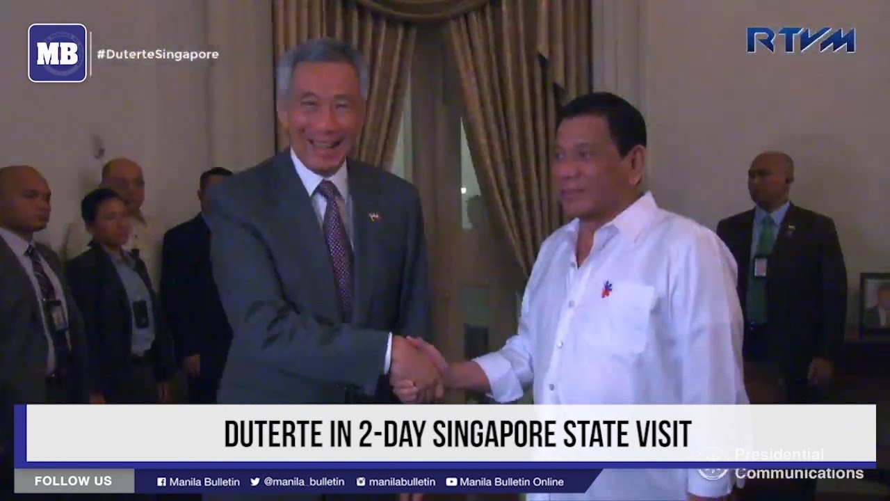 Duterte in 2-day Singapore state visit