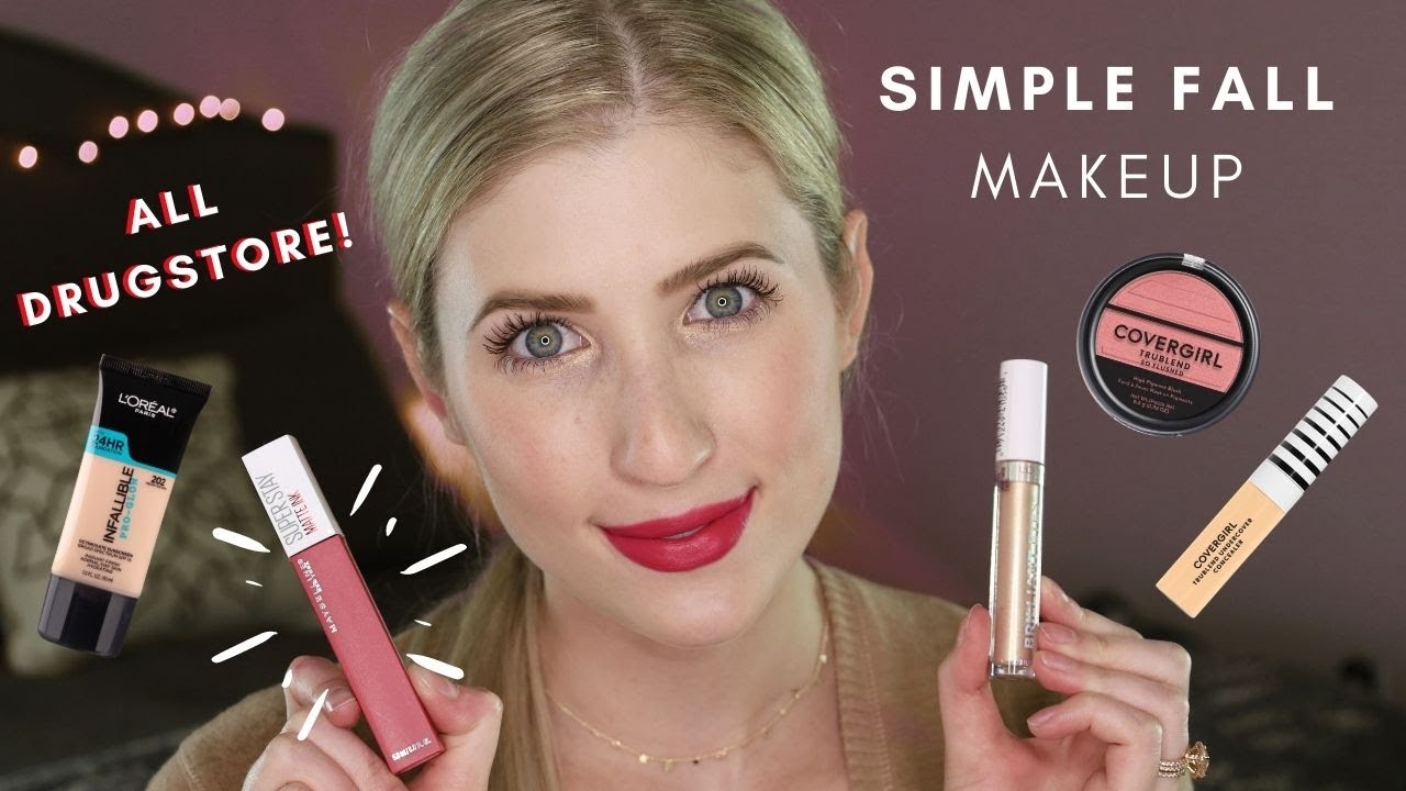 SIMPLE Fall MAKEUP 2020 // Fall DRUGSTORE Makeup Tutorial