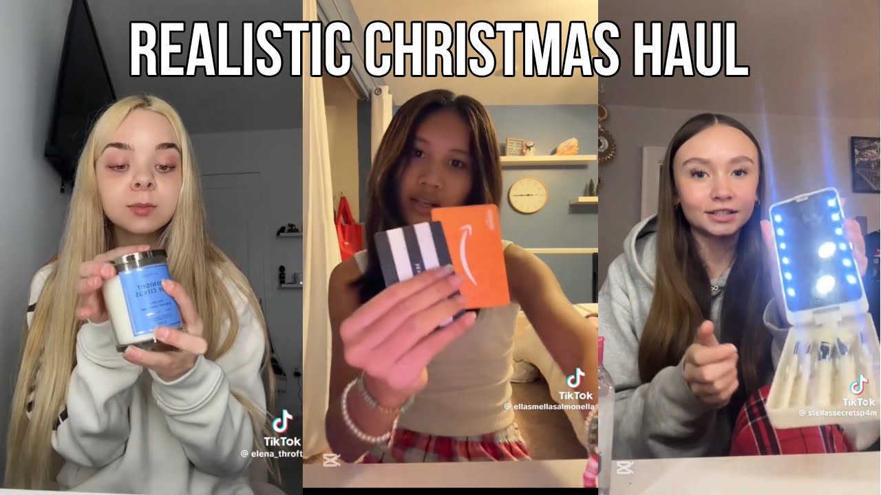 REALISTIC Christmas Haul 2024❤️🎁 - TikTok compilation⭐️