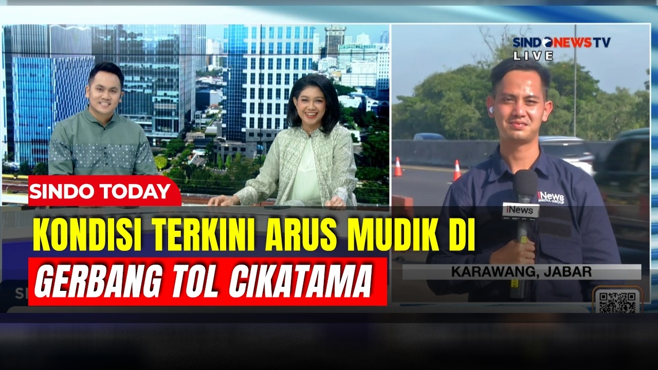 Gerbang Tol Cikatama Mulai Dipadati Pemiudik | Sindo Today | 17/03