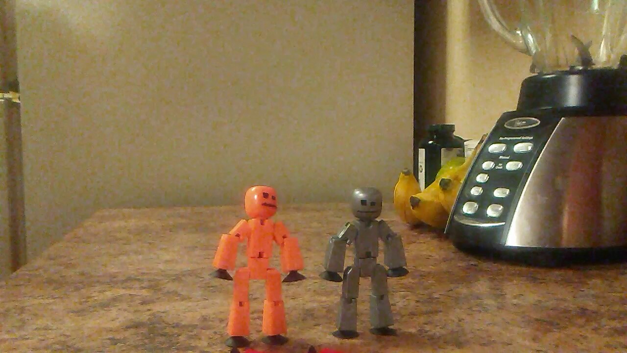 Orange and MetalBot vs Bloo #stikbot