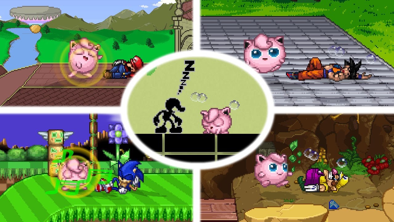 SSF2 Beta 1.4 | All Sleeping Animation on Characters [Incomplete]