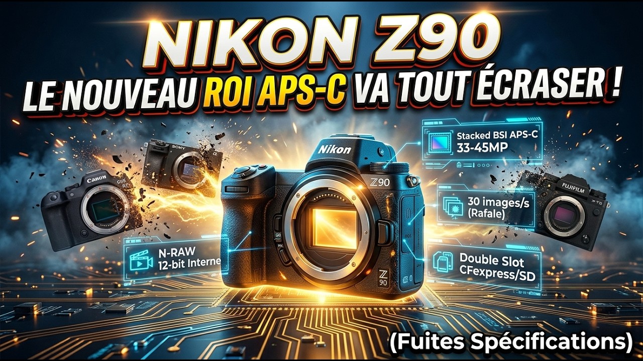Nikon Z90 : LE NOUVEAU ROI APS-C VA TOUT &Eacute;CRASER ? (Fuites Sp&eacute;cifications)