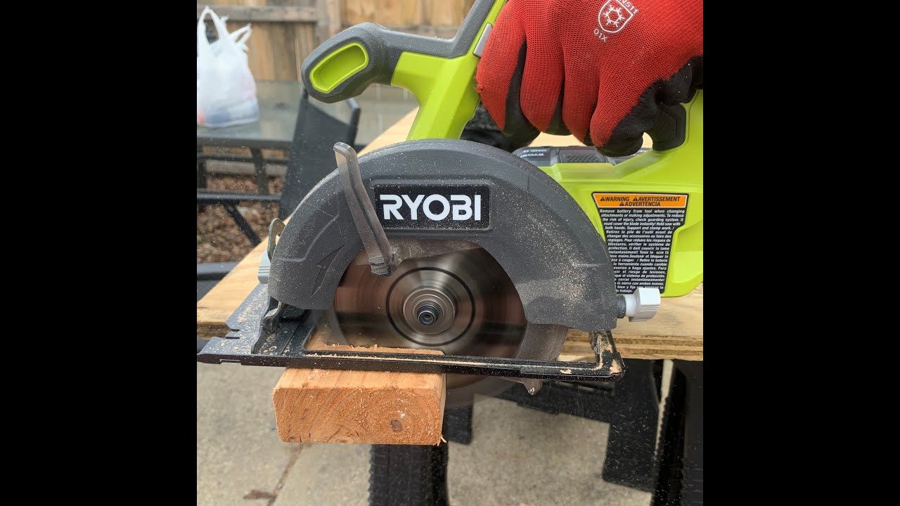 Can this cheap 5inch Ryobi circular saw cut a 2x4