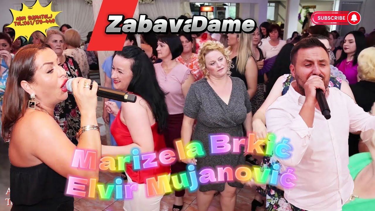 Marizela Brkić i Elvir Mujanović Uživo pjevaju za Dame koje su došle same Asim Snimatelj