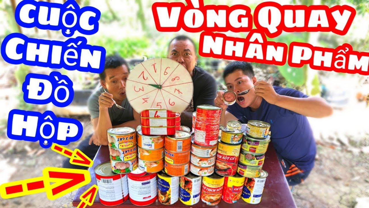 TXTV - Thánh Xàm Ngán Ngửa Khi Chơi Vòng Quay Nhân Phẩm Ăn Thức Ăn Đóng Hộp cười ra nước mắt