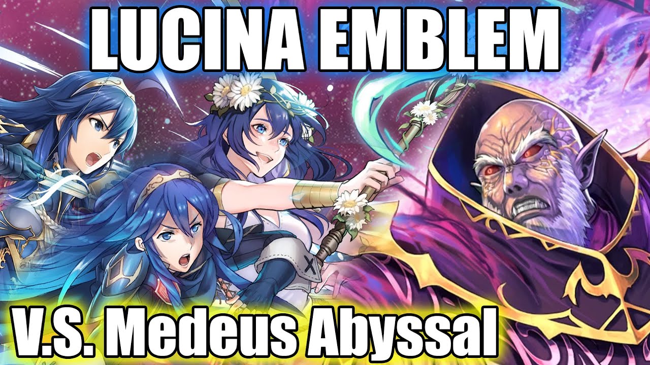 LUCINA EMBLEM vs. Medeus Mythic Hero Battle Abyssal! | Fire Emblem Heroes [FEH]
