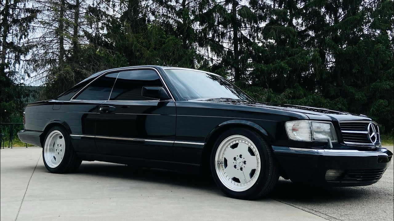 Detailing an Old Mercedes - Ultimate Transformation #2 - Heavy Black Paint Correction