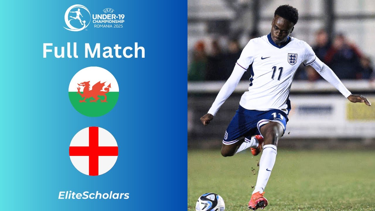 Full Match Wales vs England | U19 Euro Championship Elite Round | 19/03/25