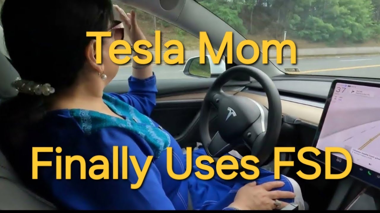 Tesla Mom reviews FSD v12 Finally feels comfortable after 2 years 