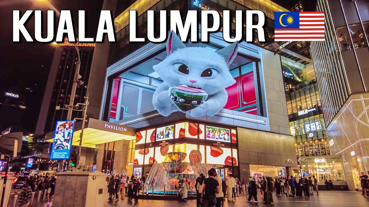 Kuala Lumpur Malaysia, all day walking in the famous Bukit Bintang area